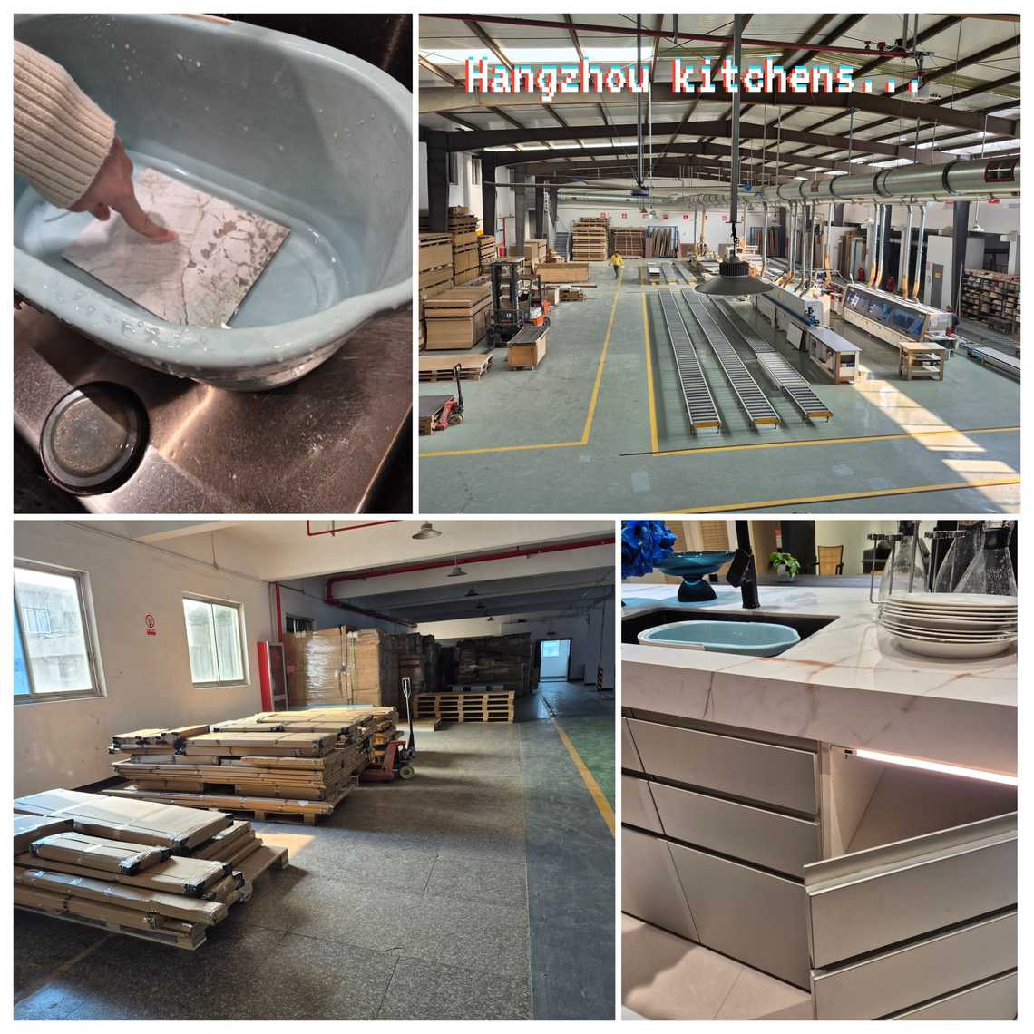 kitchen factory visit in Hangzhou