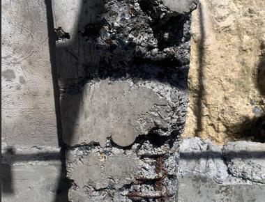 Concrete Honeycombing on a Column: How We Caught the Cover-Up and Did the Sika Repair Properly