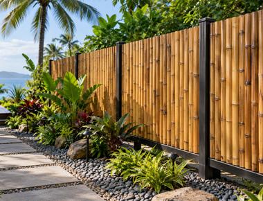 A Bamboo Garden Fence in Cebu: Keeping the Look Without Creating Mosquito Problems